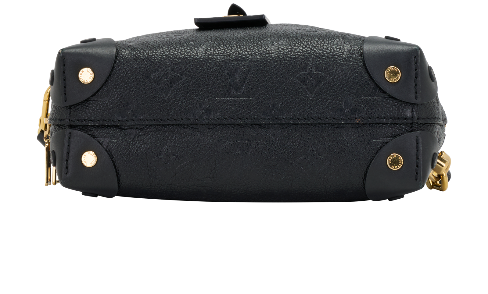 Petite Malle Souple, &pound;1,100, Handbags, Black, Leather, Top view